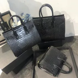 Designer Nano Sac de Jour Bags Crocodile Grain Baby In Crocodile Fashion Bag Women Luxury äkta matt läderhandväska axelhandväska iztx#