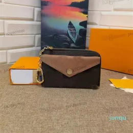 Recto Verso Kreditkarten Brieftaschenkarteninhaber bezahlte Blume kleine Brieftaschen Frauen Herren Beutel Borsa Leder Zippy221r