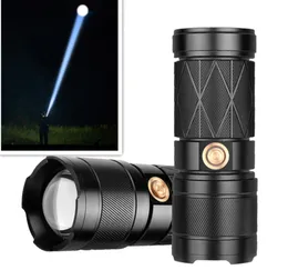 XHP90 High Power 30W LED Flashlight Long Distance Powerful Laser Pointer Camping Power Bank Rechargeable Self Defence Tactical Torch
