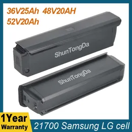 Syr Ebike Battery 48V 52V 20AH AKKU 36V25AH بطاريات مع خلية Samsung 21700 لـ ASOMTOM E300 AOQ7 COBRA PRO HIMIWAY EBIKE