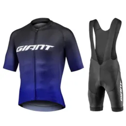 Radfahren Jersey Sets Kleidung Giant Team Bike Maillot 19D Trägerhose Männer MTB Ropa Ciclismo Quick Fahrrad Kleidung 231128