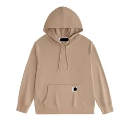 Carhart designer hoodie qualidade superior 2023 carta no peito bordado kaha t clássico pequeno rótulo bordado terry hoodie