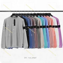 Designer-Hoodie-Sweatshirts Designer-Stones-Hoodie Klassisches Abzeichenärmel-Langbodenhemd Männer und Frauen Paare Lose Einfache Baumwolle Vielseitiges Oberteil Pullover Island Hu