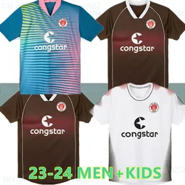 23 24 St Pauli Soccer Jerseys Becker 20 Irvine 7 Kyereh 17 Hartel 30 Smith 8 Paqarada 23 Medic 18 2023 2024 Home Away Jersey Football Shirt Men s-xxl Top