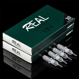 Tattoo Needles INKIN Real Safety Tattoo Needle Cartridge Precise Positioning Liner Shader for Tattoo Permanent Makeup Pen Machine 10 PcsBox 231128
