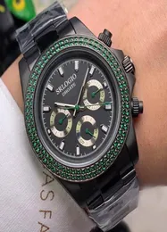 Automatic Mechanical Watch 40mm Stainless Steel Case Boutique Mens Wristband Waterproof Diamond Bezel Gift For Boyfriend Montre De3294715
