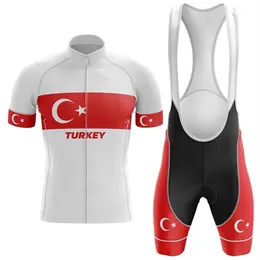 2022 Türkiye Bisiklet Jersey Set Summer Mountain Bike Giyim Pro Bisiklet Jersey Sportswear Suit Maillot Ropa Ciclismo242z