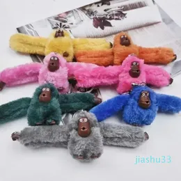 Portachiavi Simpatico portachiavi scimmia in peluche Divertente giocoso Gorilla Braccio lungo Pendenti animali adorabili Portachiavi Decorazione Interessanti regali di compleanno