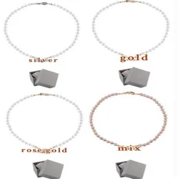 Classic Pearl Necklace Women Designer Saturn Beaded Pendant Necklace Diamond Clavicle Necklaces Queen Mother Diamond Chain for Wed232S
