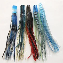 6 5inch 16g Fishing Lure Soft Bait Octopus Skirt Bait Sea Fishing Lures Trolling Fishing Lure Resin Head Single Skirt251q