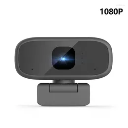 Camcorders HD 1080P Webcam 720P Portable Mini Web Gamer Camera For PC Computer Laptop Notebook USB Microphone Conference Work Webcan