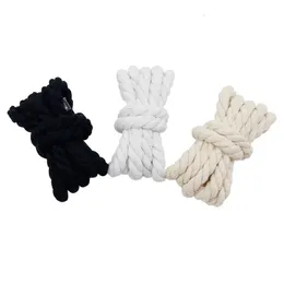 Shoe Parts Accessories Coolstring Kids Accessory 7MM Spiral Round Rope Pure WhiteBlackBeige Polyester Tape Durable 60100Cm Special Gifty Cordon 231128