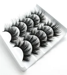 New 5pairs Faux 3D Mink Eyelashes False Eyelashes Natural Long Eye Eye Lashes Extension Extension Wispy Makeup Beauty Tools 5style2385017