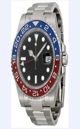 Luxury Watches High Quality II 116719 Red Blue Ceramic Bezel 18K White Gold NEW Automatic Mens Watch Men039s Watch Wristwatch1732125