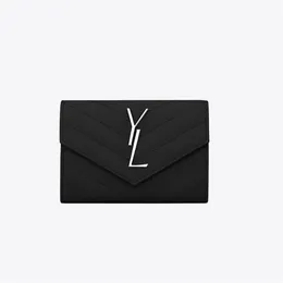 Woman Short Wallets Designer Small Purses Mens Cardholders Cassandre Leather Square Wallet Womens Y Card Holder Purse303a