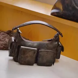 Akşam çantaları Vintage Street lüks omuz çantası cepler çanta bolsas kadın marka tasarımcı çantası 231128