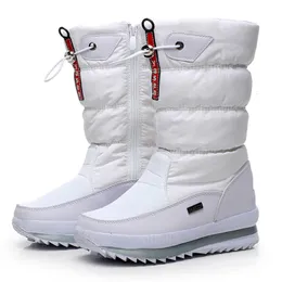 Bot kadın kar platformu kış kalın peluş su geçirmez olmayan moda ayakkabıları sıcak kürk botas mujer 231128