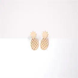 Modische Ananas-Ohrstecker, kleine Drahtzeichnung mit Oberflächen-Ohrstecker für Frauen, ganz206P
