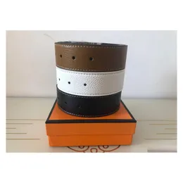 Celrões de designer de moda Belts para homens mulheres com fivela de grande fivela de alta qualidade de luxo clássico H marca sem caixa e entrega de gotas de bolsa Dhgqi