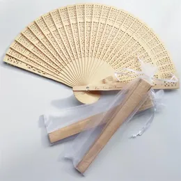 Other Home Decor Can Be Customized Carved Full Flush Wooden Fan Decoration Craft Small Gift Compact And Portable Hand Crank Dance210g