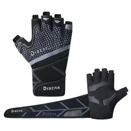 Wystawa nadgarstka 1 Para Podnoszenie ciężarów Rękawiczki gimnastyczne Dubbor Kulturystyka Trening Fitness Rękawica Yoga CrossFit Glove z długim wsparciem nadgarstka 231129