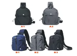 LL Men Outdoor Bags Crossbody Bag Gym Elastic Adjustable Strap Zipper Shoulder Schoolbag Chest Bag Belts Fanny Pack4050518