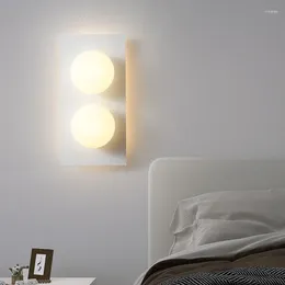 Wall Lamp Nordic Dining Interior White Room Girls El Light Art Luxury Decoracion Pared Home Decorations