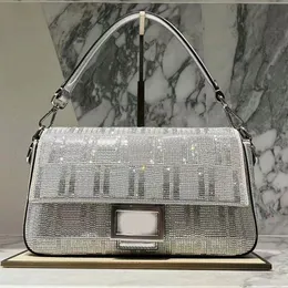 Full Diamond Flap Messenger Bag Designer Bags Masowe list torebki hobo ramię pod pachami Crossbody torebka 10a najwyższej jakości sprzęgło