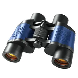 Телескопический бинокль 60x60, мощный профессиональный ночного видения для охоты, кемпинга, HD, 10000 м, красный пленочный объектив 231128