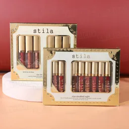 Stila Star-studded Eight Stay All Days Liquid Lipstick Lip Gloss Long Lasting Creamy Shimmer Eye Shadow 6pcs 8pcs