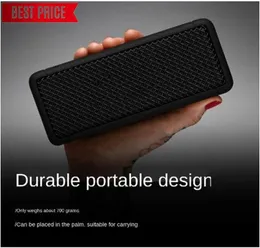 Taşınabilir Hoparlörler Mini Bluetooth Hoparlör Kablosuz Konuşan Deepbass HiFi Su Geçirmez Kulaklıklar Hoparlör Kutusu Noisecancelling 9D STER3287117