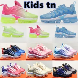 Designer Vapor Shoes Kids Plus 3 S Es Running Shoe Max Trainers Triple Black Blue Atlanta Pink Sier Wolf Boys Girls Baby Outdoor hoe ier
