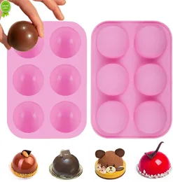 New Silicone Mold Silicone Baking Pan for Pastry Molds Bakeware Sphere Ball Mold Silicone Mold for Pops Cake Mold Silicone Bakeware