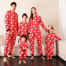 Rodziny Dopasowanie strojów świątecznych prezent świątecznych piżamy urocze jeleń uszy kombinezon matka ojciec dzieci dzieci rompers xmas wygląd 231129