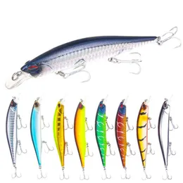 New Colorful High Laser Crankbaits lure Hooks 13 5cm 19 2g Isca Artificial Alice lip Jerkbait Realistic Fish Fishing bait245V