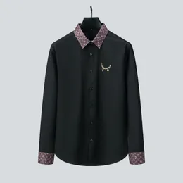 Herrkläderdesigner Business Leisure Shirt, högkvalitativ, klassisk, lyxstil, lämplig för alla scener.