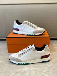 Modische Abendschuhe für Herren, Laufschuhe, Italien, klassisches Gummiband, niedrige Oberteile, Gummi, Weiß, Braun, Wildleder, mehrfarbig, Designer-Tennis-Sportschuhe, Box EU 38–45