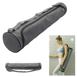 Utomhusväskor 1 Multifunktionell bärbar Yoga påse Gym Fitness Ryggsäck Yoga Mat filt Bag Vattentät Oxford Tyg axelväska 231130