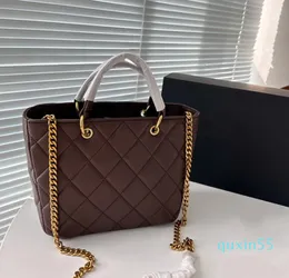 Designer Classique Français Célèbre Sac À Main Chaîne De Luxe Femmes En Cuir Véritable Bandoulière Paris Lettre Fourre-tout Diamant Checker Sac À Bandoulière Unique