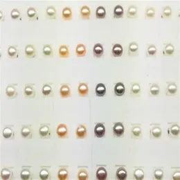 50 PART LOT PEARL KEPER SREBRY STUDNIK PAWIKU DIY CRAJNIK MODY MOSYKI BINITIND Prezent Mieszanka Kolor W1315O