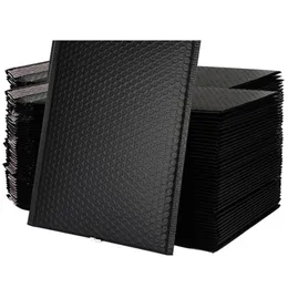 Mail Bags 50 PCS Black Envelope Bubble Mailing Padded kuvert Presentförpackning Mailer Self Seal Express 230428