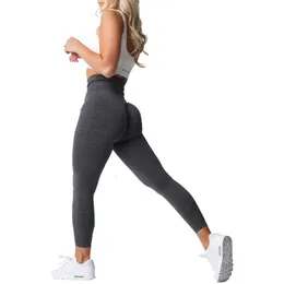 Kadın pantolon capris nvgtn dikişsiz tozluk spandex şort kadın fitness elastik nefes alabilen kalça kaldırma eğlence spor lisra spandexts 231129