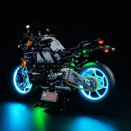 Świąteczne zapasy zabawek Vonado Lampa LED 42159 Zestaw nadaje się do bloków składowych Yamaha Mt 10 SP, w tym akcesoria oświetleniowe 231130