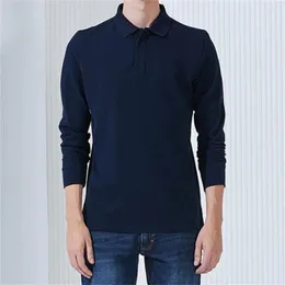 Erkek Tişörtleri Yüksek Kaliteli Uzun Kollu Timsah Pamuklu Erkekler Moda Homme Tops