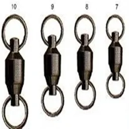 big game fishing ball bearing swivel solid ring swivel 50pcs bag227H