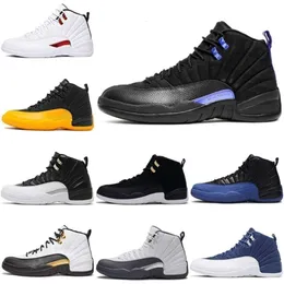 12 Jumpman Basketball Shoes 12s Xii Twist Grind Flu Game University Gold Gamma Blue Dark Concord Royalty Indigo Game Royal Taxi French Triple Black Men Sneakers 155