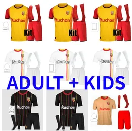 Adulto crianças kit 23 24 rc lente camisas de futebol gradit fortes cahuzac perez kakuta 2023 2024 otoca maillot de foot camisa traore ganago camisas de futebol