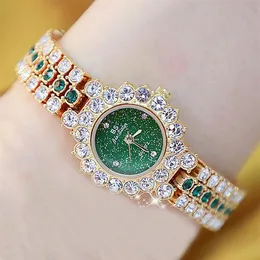 orologi da donna famosi marchi di lusso Crystal Diamond Acciaio inossidabile Piccoli orologi da donna per donna Orologio da polso Relogio Feminino 201114220a