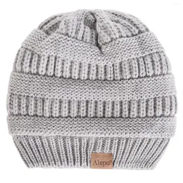 Berets Winter Beanie Hat For Baby Kids Toddler Infant Earflap Cute Warm Fleece Lind Knit Cap Boys Girls