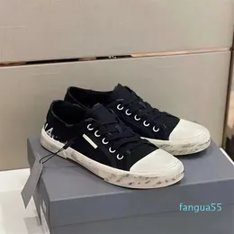 Sapatos de tênis destruídos sola de borracha de algodão casual apartamentos impressos limpar pano macio skate andando EU38-45